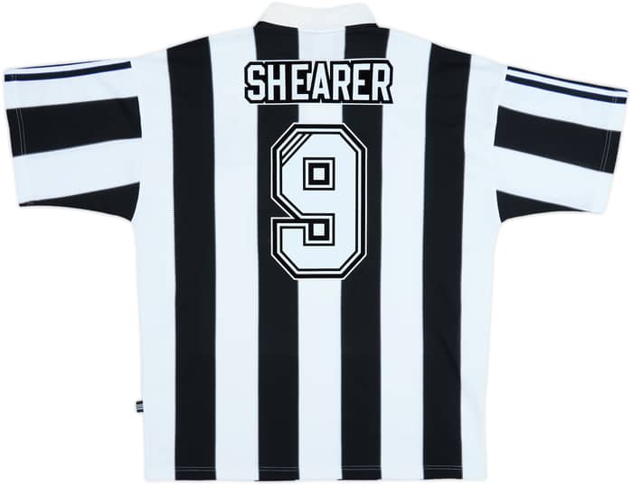 1995-97 Newcastle Home Shirt Shearer #9 - 8/10 - (XL)