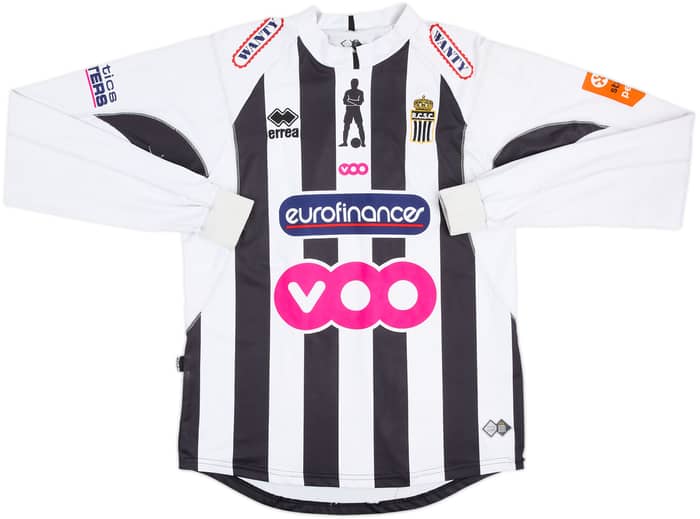 2008-09 Royal Charleroi Home L/S Shirt #10 - 6/10 - (L)