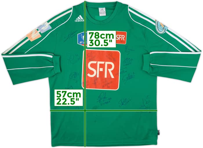 2008-09 Coupe De France Signed L/S Shirt #16 - 6/10 - (XL)