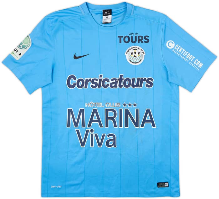 2015-16 Tours Match Issue Home Shirt #33
