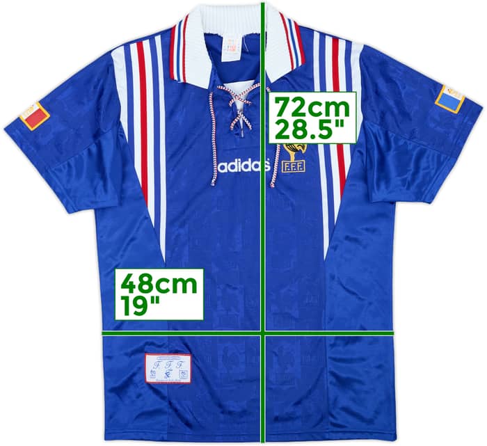 1996-98 France Home Shirt - 6/10 - (S)