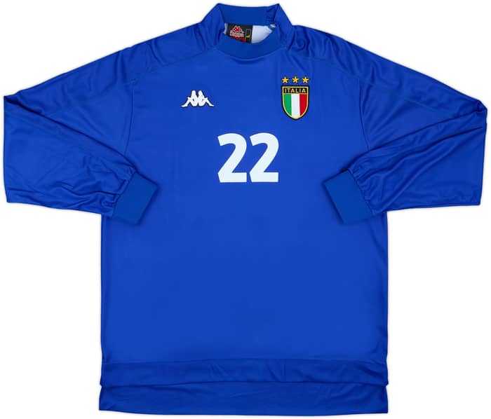 1998-99 Italy Player Issue Home L/S Shirt #22 - 7/10 - (L)
