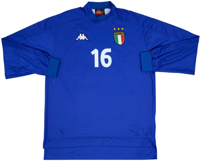 1998-99 Italy Player Issue Home L/S Shirt #16 - 5/10 - (L)