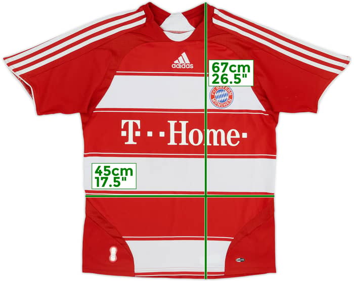 2007-08 Bayern Munich Home Shirt - 6/10 - (L.Boys)