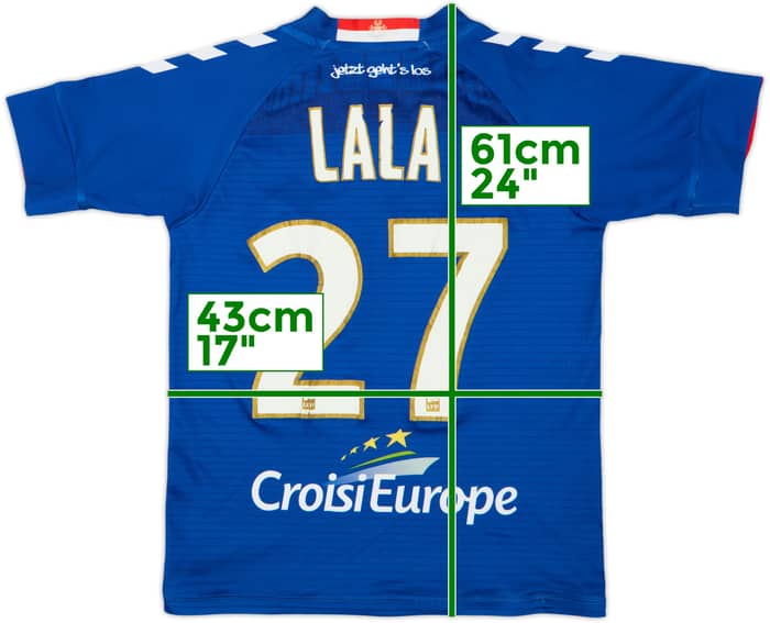 Camiseta de local del Strasbourg 2017-18 Lala #27 - 6/10 - (XS)