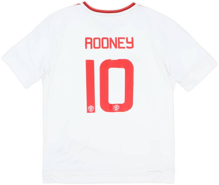 2015-16 Manchester United Away Shirt Rooney #10 - 5/10 - (11-12 Years)
