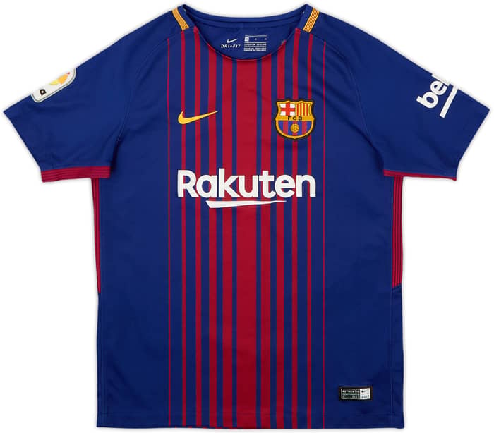 Camiseta de local del Barcelona 2017-18 - 9/10 - (10-12 Años)