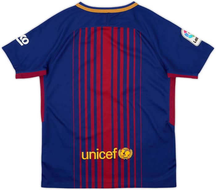 Camiseta de local del Barcelona 2017-18 - 9/10 - (10-12 Años)