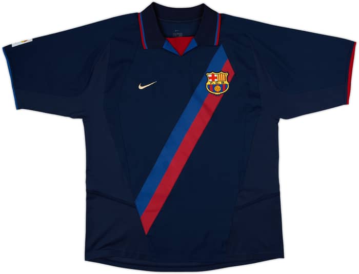 2002-03 Barcelona Away Shirt Xavi #6 - 9/10 - (L)