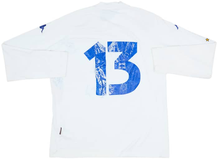 2000-01 Italy Match Issue Away L/S Shirt #13