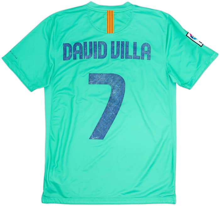 2010-11 Barcelona Away Shirt David Villa #7 - 5/10 - (M)