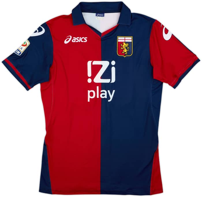 2011-12 Genoa Signed Home Shirt Caracciolo #99 - 8/10 - (L)