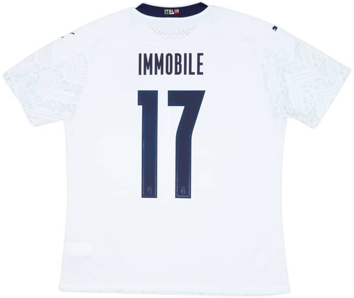 2020-21 Italy Authentic Away Shirt Immobile #17 - 7/10 - (XL)