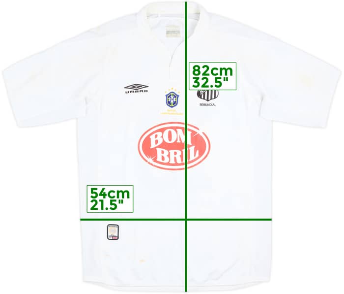 2003 Santos Home Shirt #10 - 6/10 - (L)