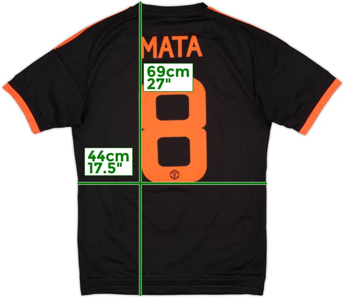 2015-16 Manchester United Third Shirt Mata #8 - 9/10 - (S)