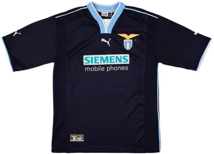 2001-02 Lazio European Away Shirt Crespo #10 - 8/10 - (M)