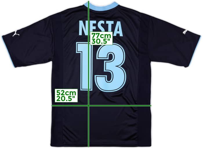 2001-02 Lazio European Away Shirt Crespo #10 - 8/10 - (M)