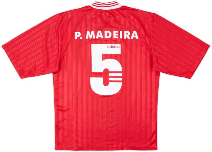 1997-98 Benfica Basic Home Shirt P. Madeira #5 - 6/10 - (S)