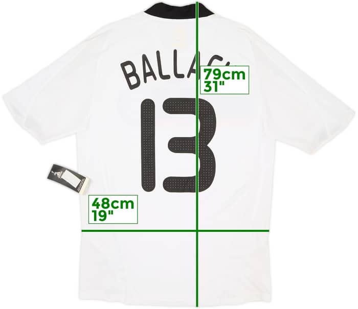 2008-09 Germany Home Shirt Ballack #13 (M)