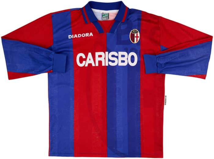 1996-97 Bologna Home L/S Shirt - 6/10 - (L)