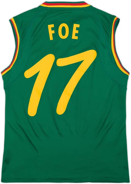 2002 Cameroon Home Vest Shirt Foe #17 - 6/10 - (M)