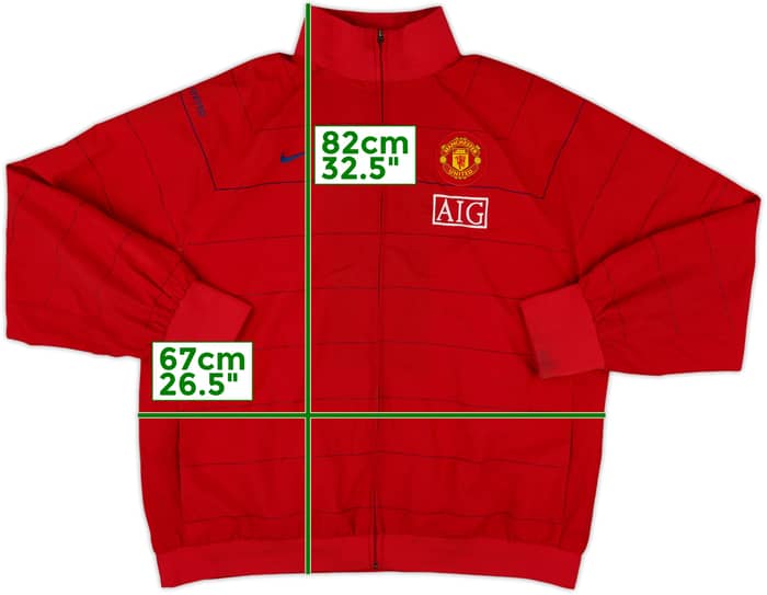 2008-09 Manchester United Nike Track Jacket - 8/10 - (XXL)