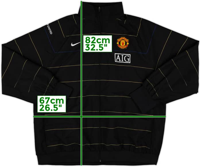 2008-09 Manchester United Nike Track Jacket - 8/10 - (XXL)