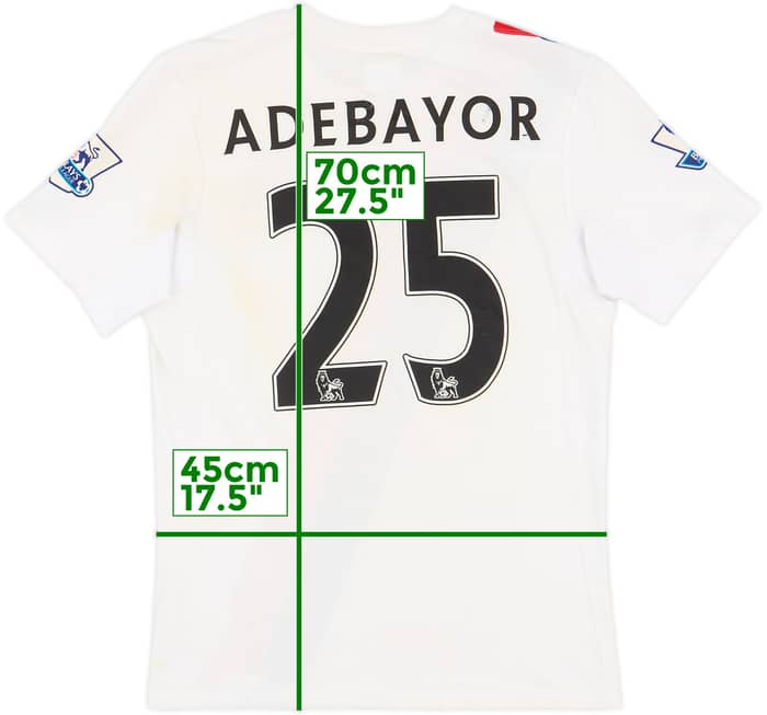 2009-11 Manchester City Third Shirt Adebayor #25 - 6/10 - (S)