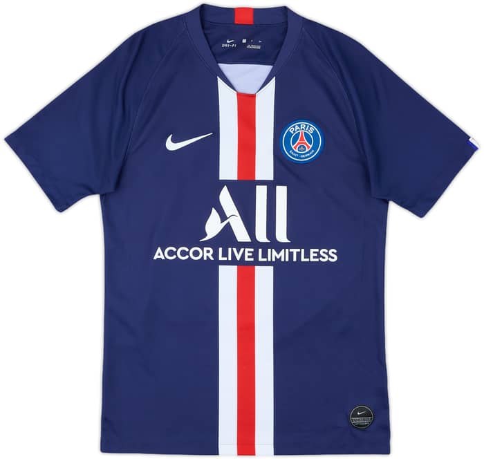 2019-20 Paris Saint-Germain Home Shirt Mbappe #7 - 9/10 - (S)