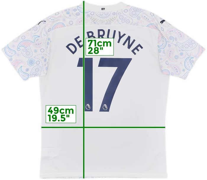 2020-21 Manchester City Authentic Third Shirt De Bruyne #17 (L)