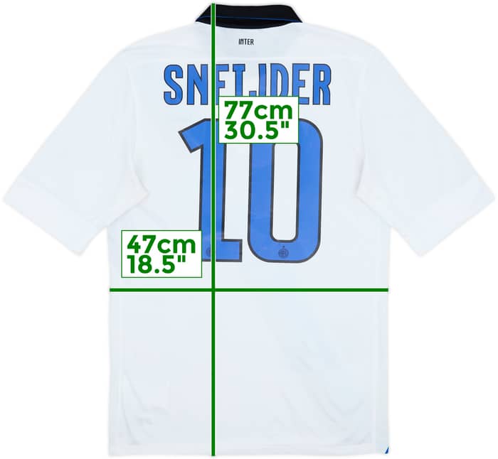 2011-12 Inter Milan Away Shirt Sneijder #10 - 5/10 - (S)