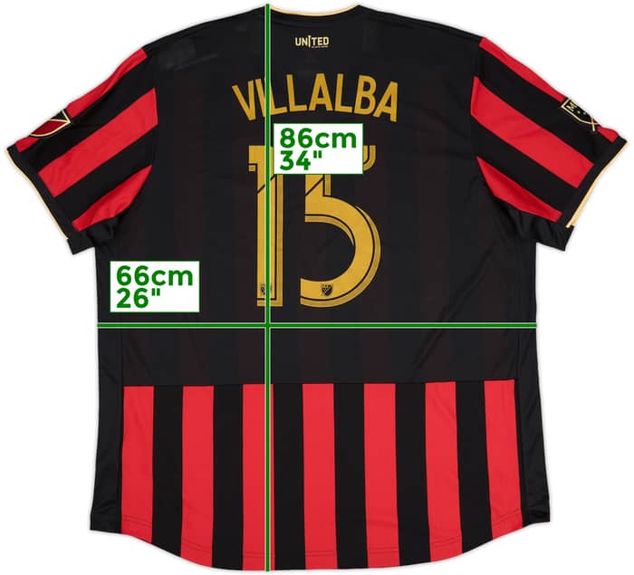 2019-20 Atlanta United Authentic Home Shirt Villalba #15 (XXL)