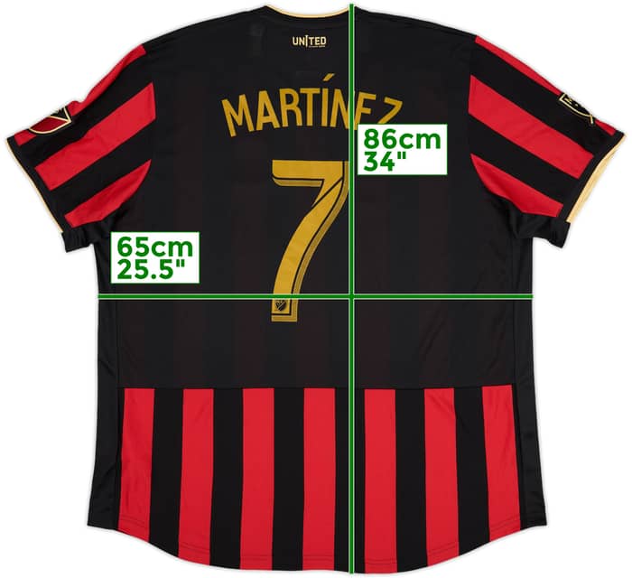 2019-20 Atlanta United Authentic Home Shirt Martinez #7 (XXL)