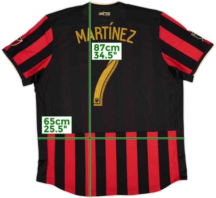 2019-20 Atlanta United Authentic Home Shirt Martinez #7 (XXL)