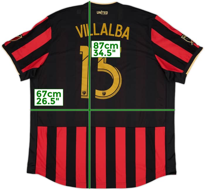 2019-20 Atlanta United Authentic Home Shirt Villalba #15 (XXL)