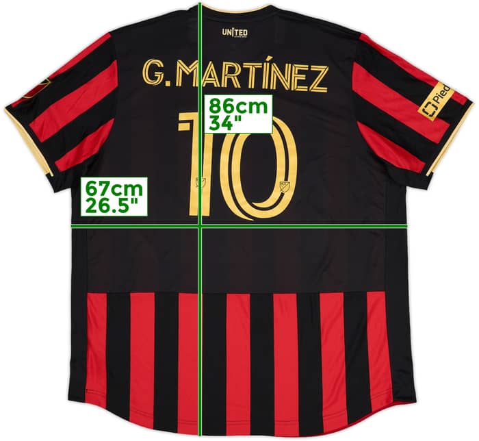 2019-20 Atlanta United Authentic Home Shirt G.Martinez #10 (XXL)