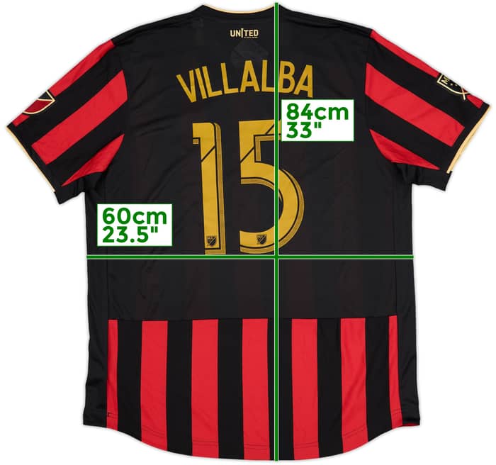 2019-20 Atlanta United Authentic Home Shirt Villalba #15 (XL)