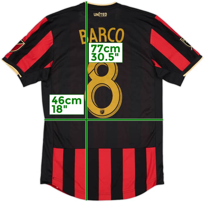 2019-20 Atlanta United Authentic Home Shirt Barco #8 (S)
