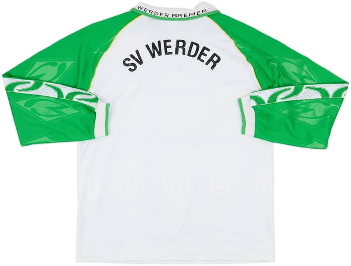 1995-96 Werder Bremen Home L/S Shirt - 6/10 - (M)