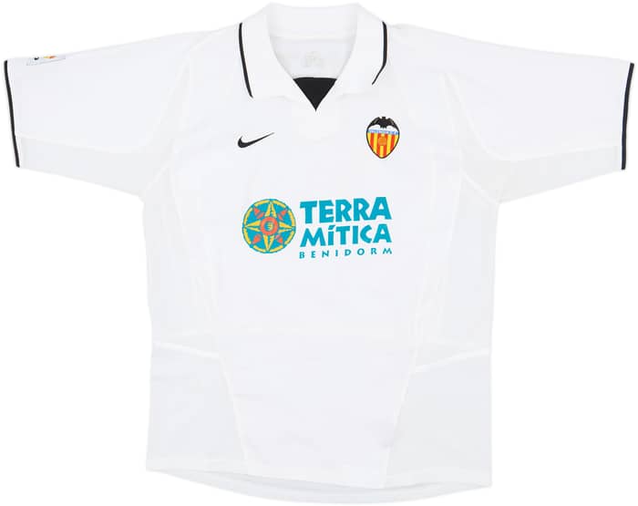2002-03 Valencia Home Shirt Mista #20 - 7/10 - (XL.Boys)