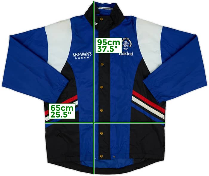 1994-96 Rangers adidas Rain Jacket - 7/10 - (L/XL)