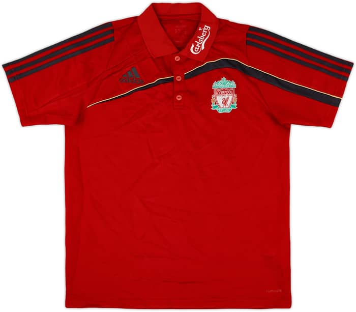 2009-10 Liverpool adidas Polo Shirt - 8/10 - (M)