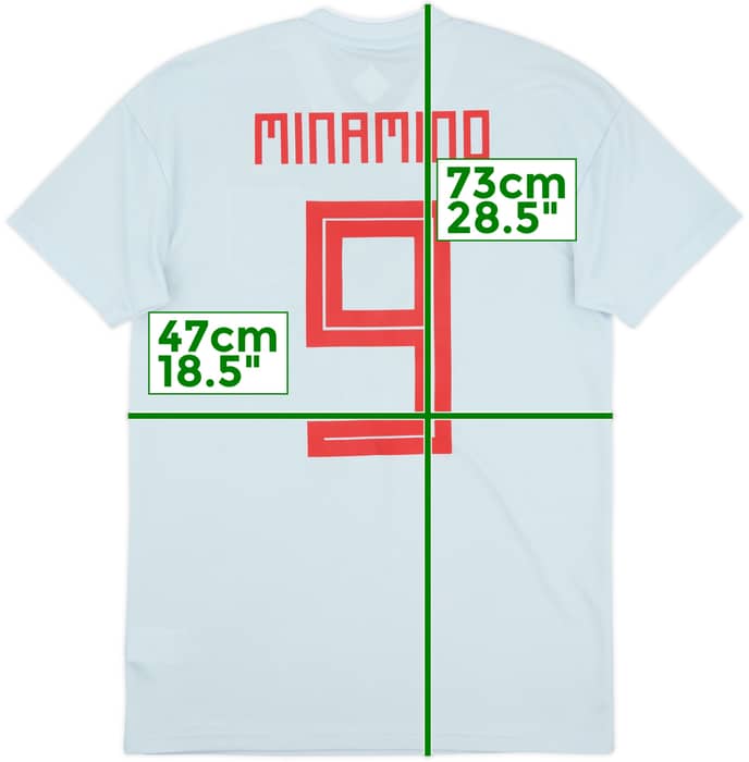 2018-19 Japan Away Shirt Minamino #9 - 10/10 - (S)