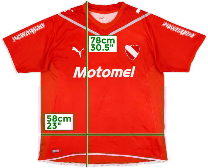 2009-10 Independiente Home Shirt - 5/10 - (L)