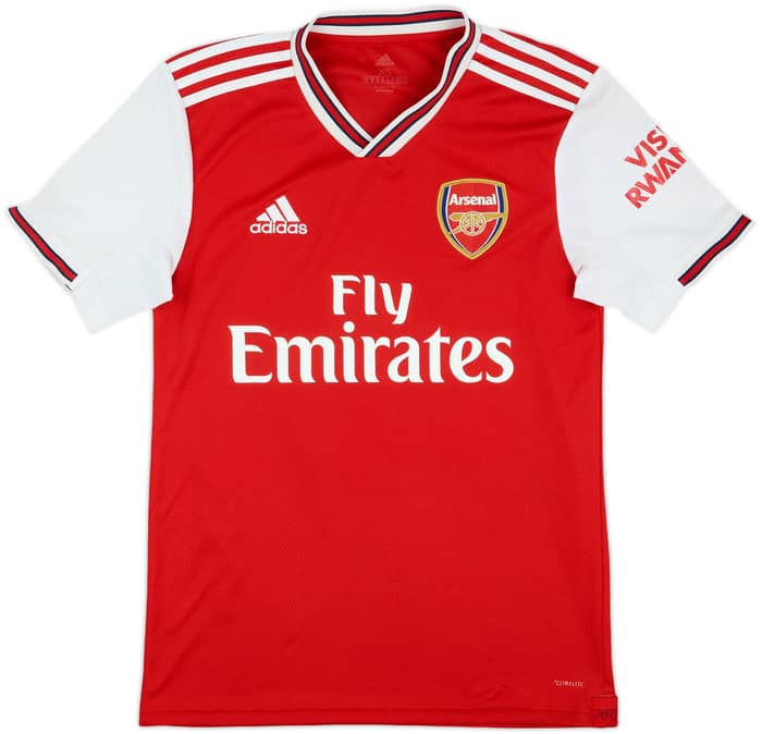 2019-20 Arsenal Home Shirt Saka #77 - 6/10 - (XS)
