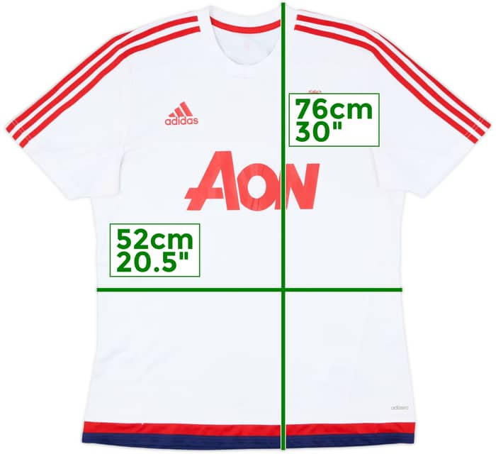 2015-16 Manchester United adizero Training Shirt - 6/10 - (L)