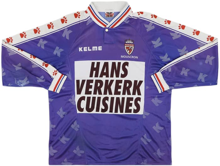 1997-98 Royal Excel Mouscron Away L/S Shirt - 7/10 - (XL)
