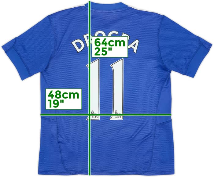 2009-10 Chelsea Local Camiseta Drogba #11 - 8/10 - (XL.Boys)