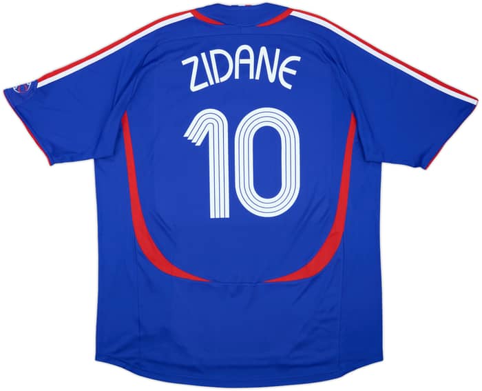 2006-07 France Home Shirt Zidane #10 - 9/10 - (XXL)
