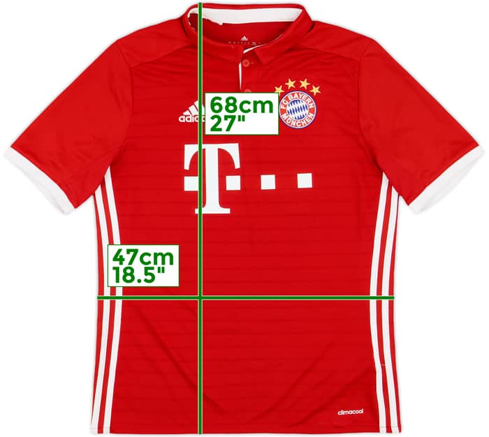 2016-17 Bayern Munich Home Shirt - 8/10 - (XL.Boys)